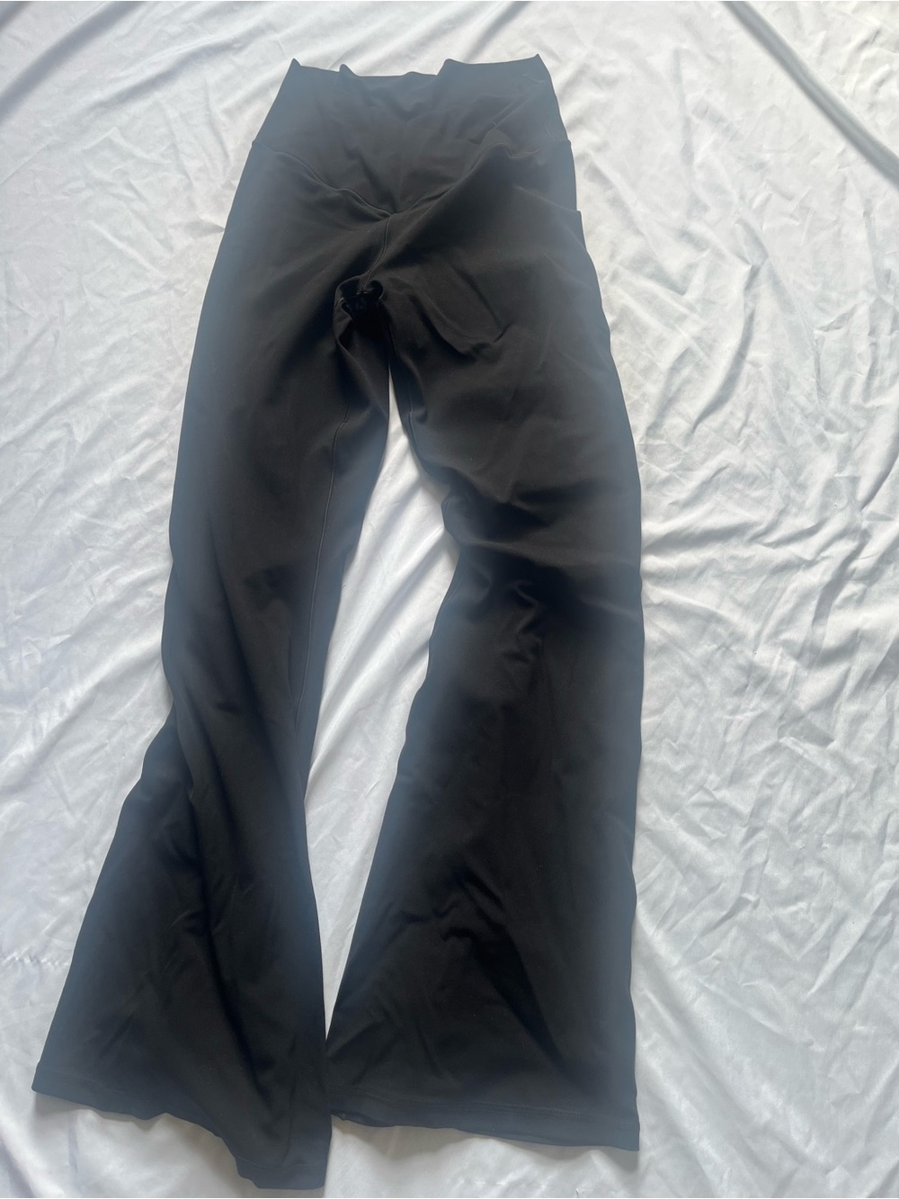 Offline By Aerie Black Cross Waist Legging Flare Yoga Pant Large